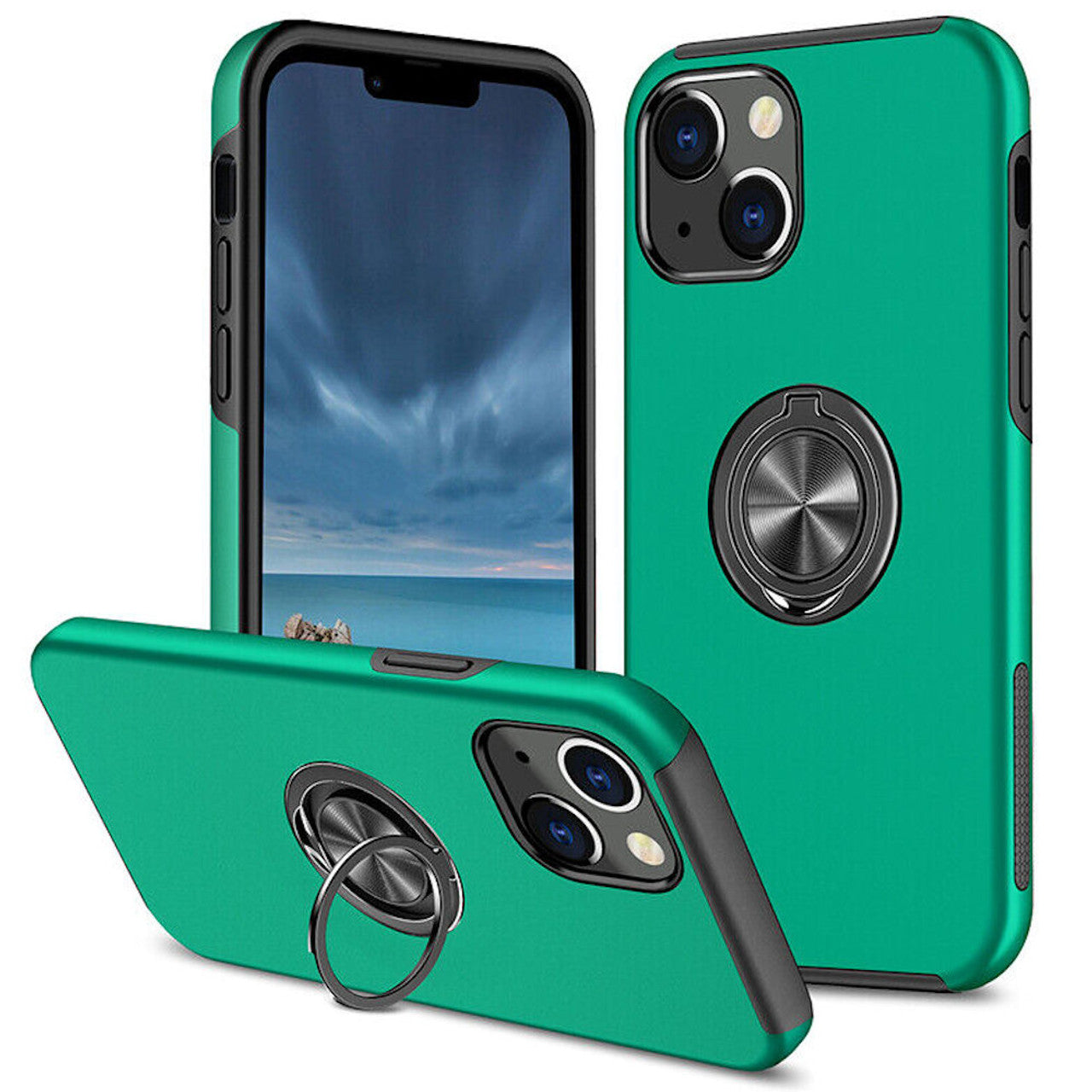 Coque hybride magnétique invisible pour iPhone 14 Plus Coque hybride magnétique invisible pour iPhone 14 Plus